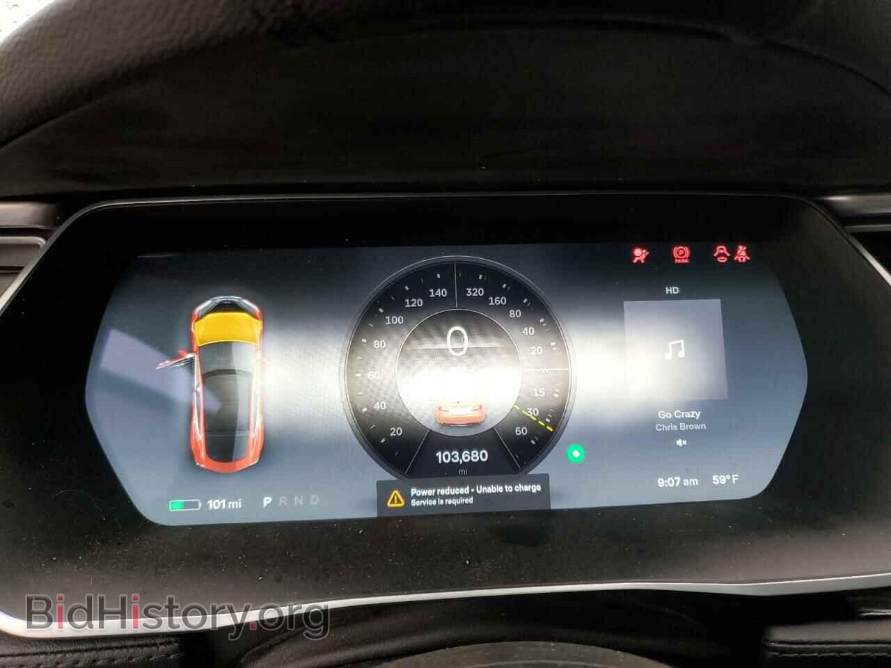 2014 TESLA MODEL S - VIN: 5YJSA1H15EFP47871 - Фото 9