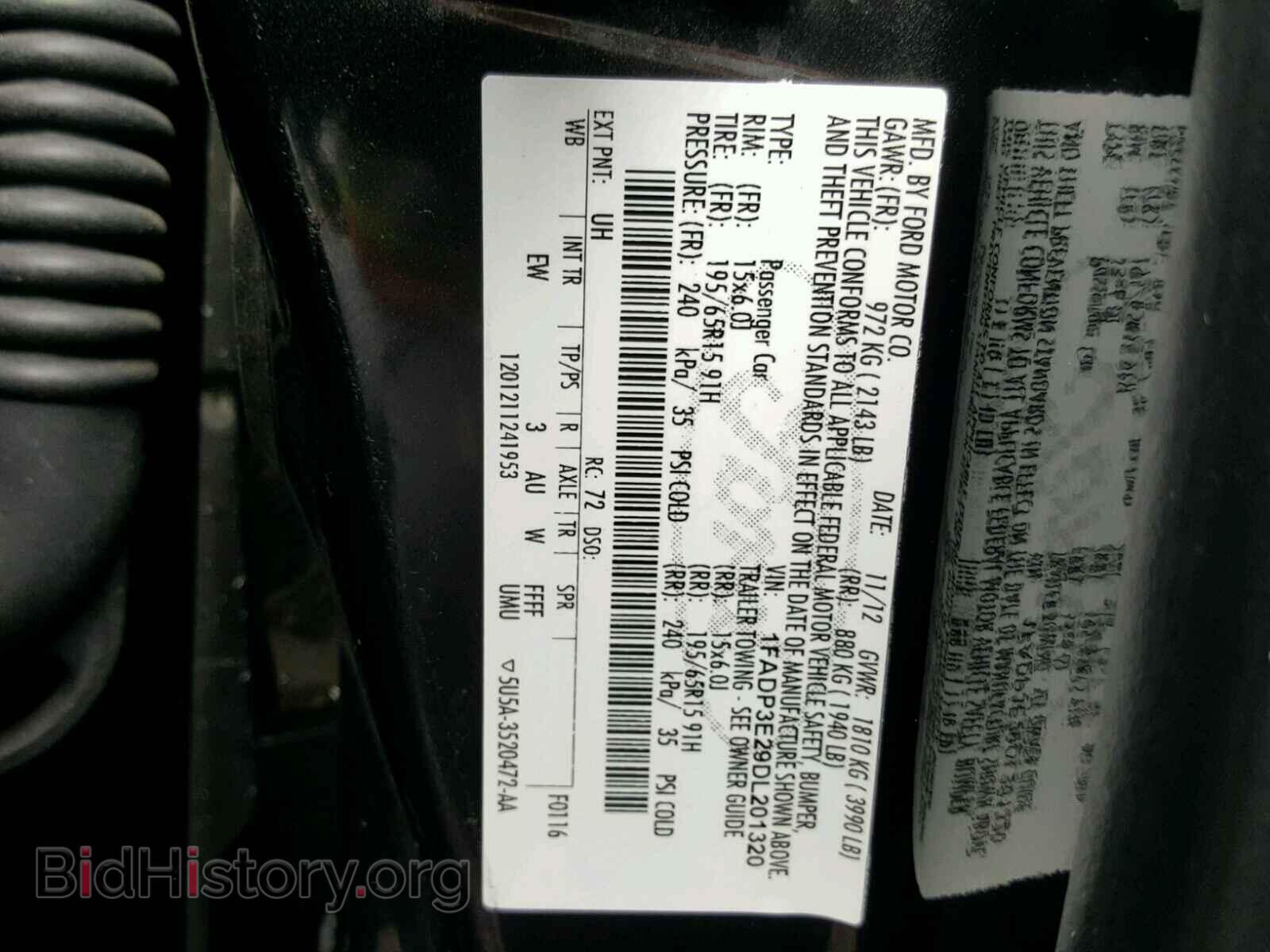 2013 FORD FOCUS - VIN: 1FADP3E29DL201320 - Photo 10