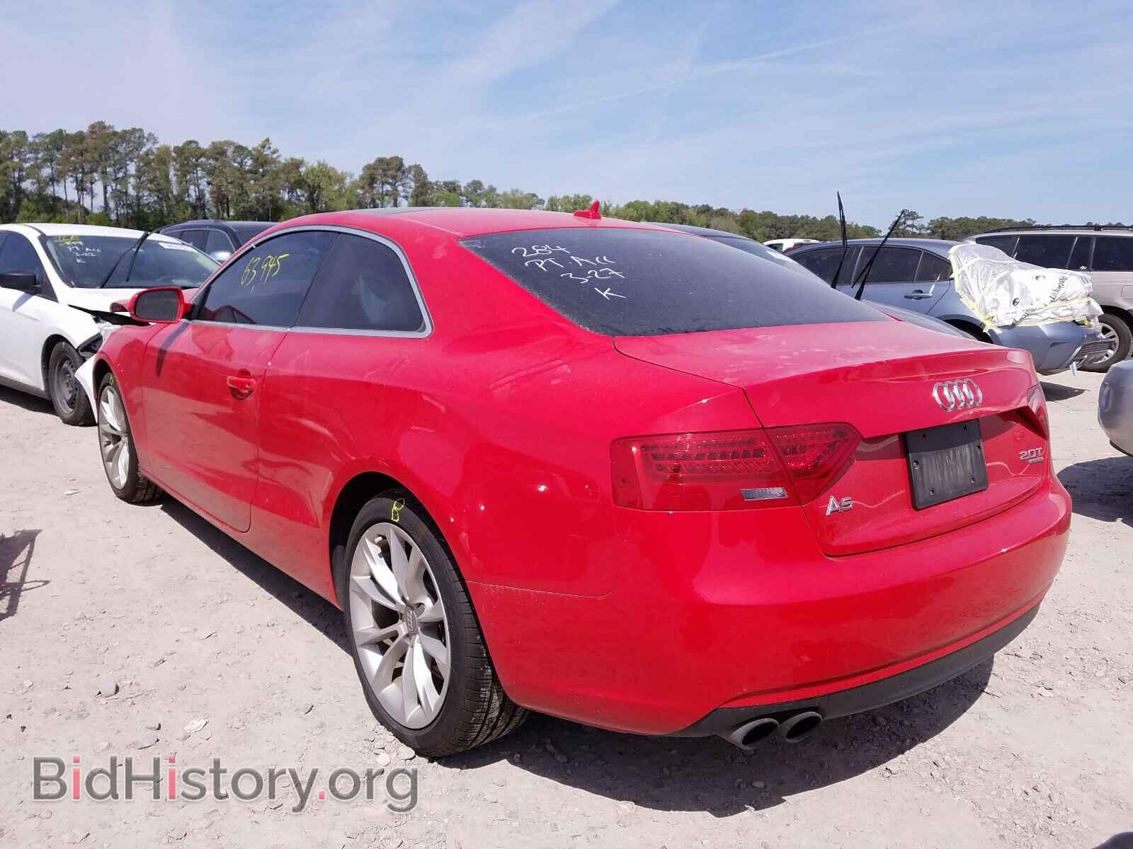 2013 AUDI A5 - VIN: WAULFAFR9DA062176 - Фото 3