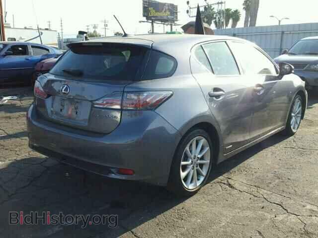 2012 LEXUS CT 200 - VIN: JTHKD5BH7C2122455 - Фото 4