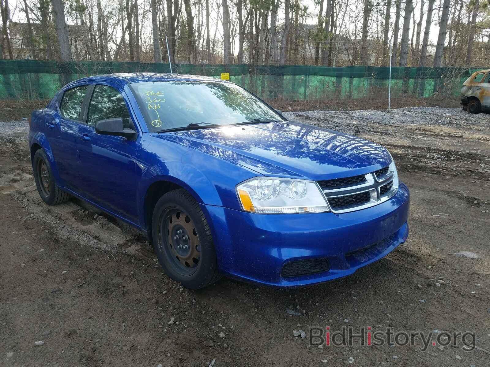 Photo 1C3CDZAB8CN243914 - DODGE AVENGER 2012