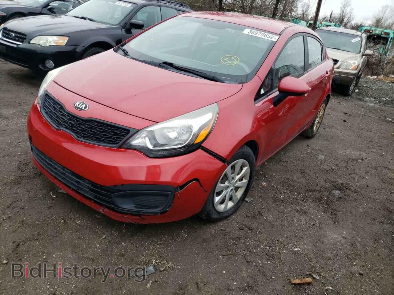 2014 KIA RIO - VIN: KNADM4A36E6358307 - Фото 2