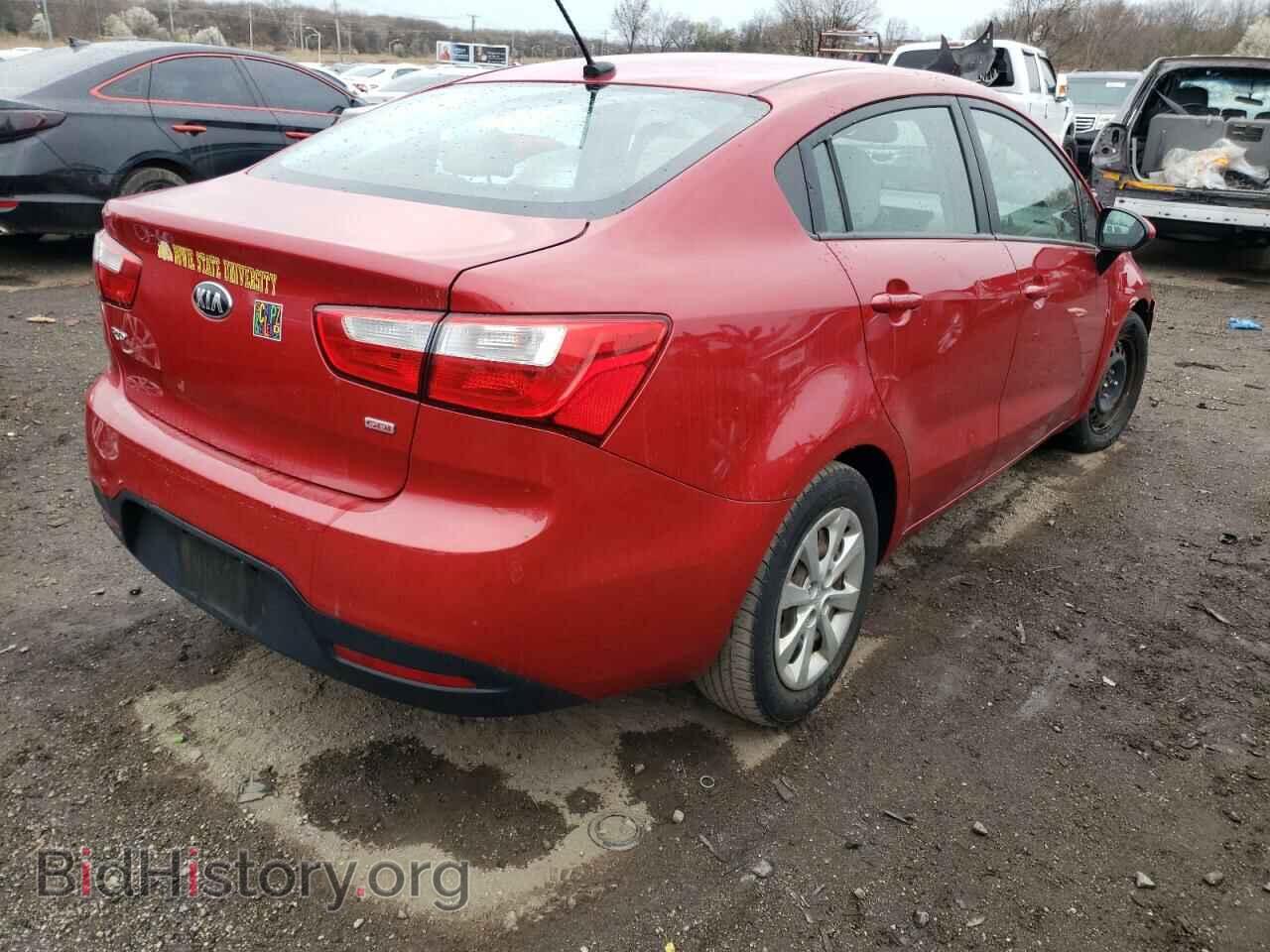 2014 KIA RIO - VIN: KNADM4A36E6358307 - Фото 4