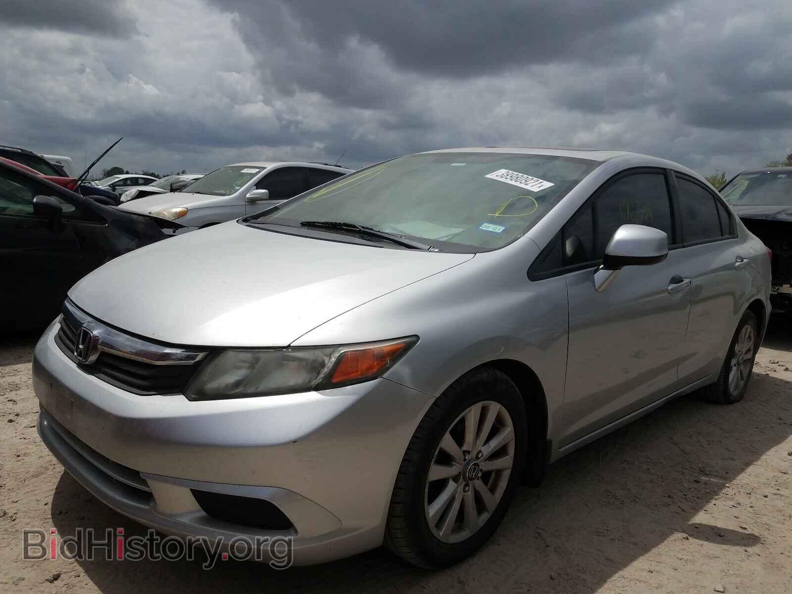 2012 HONDA CIVIC - VIN: 2HGFB2F85CH608479 - Фото 2