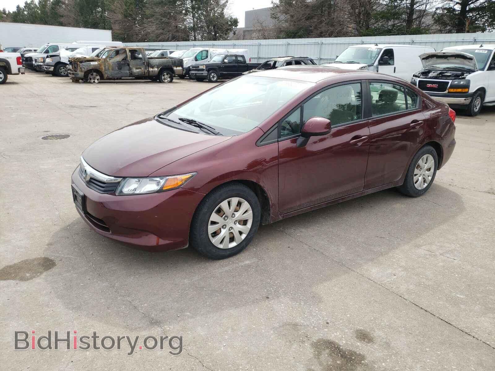 2012 HONDA CIVIC - VIN: 19XFB2F53CE077637 - Фото 2