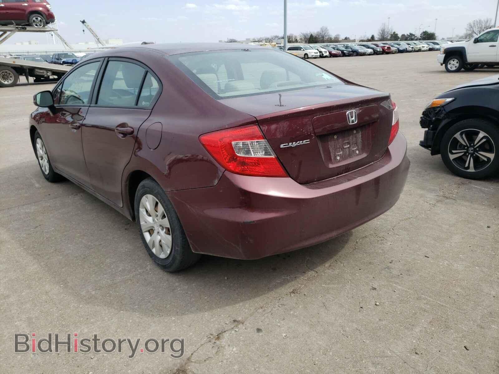 2012 HONDA CIVIC - VIN: 19XFB2F53CE077637 - Фото 3