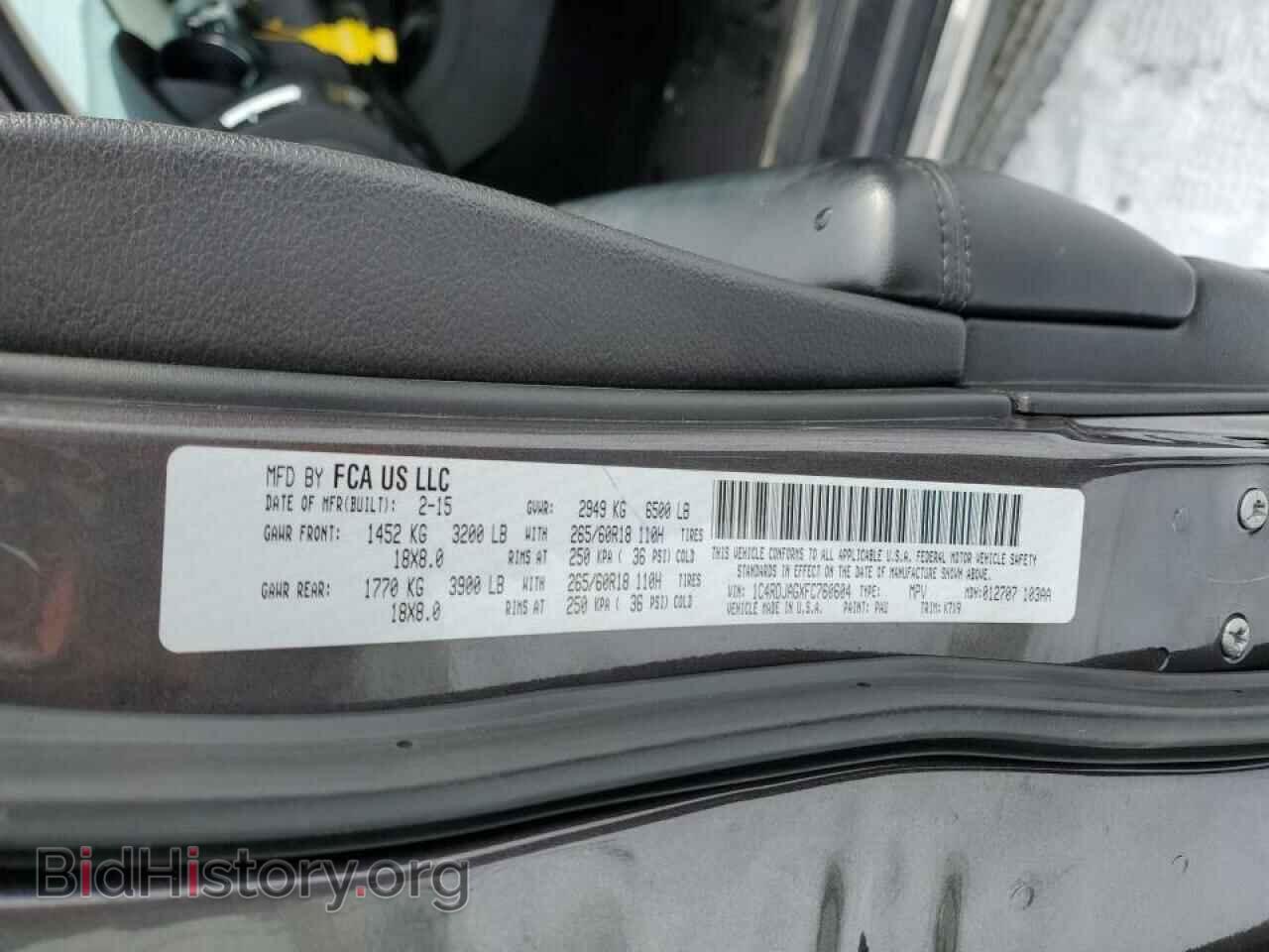 2015 DODGE DURANGO - VIN: 1C4RDJAGXFC760604 - Photo 13