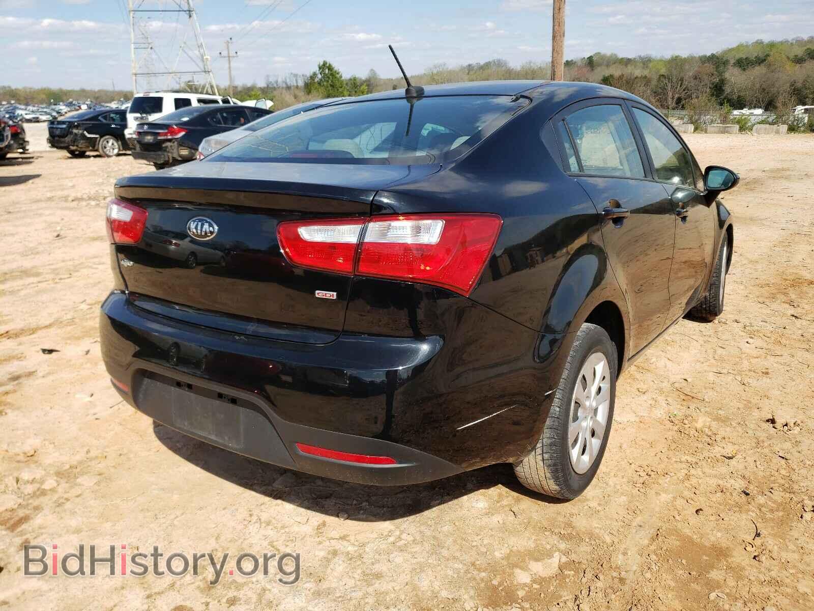 2014 KIA RIO - VIN: KNADM4A38E6348877 - Фото 4