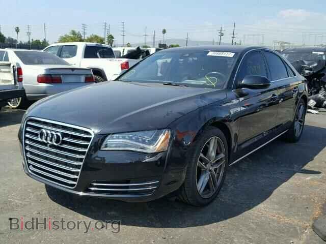2013 AUDI A8 - VIN: WAUAGAFD6DN033624 - Фото 2