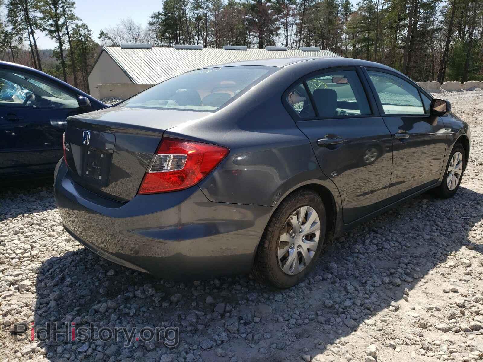 2012 HONDA CIVIC - VIN: 2HGFB2F59CH599372 - Фото 4