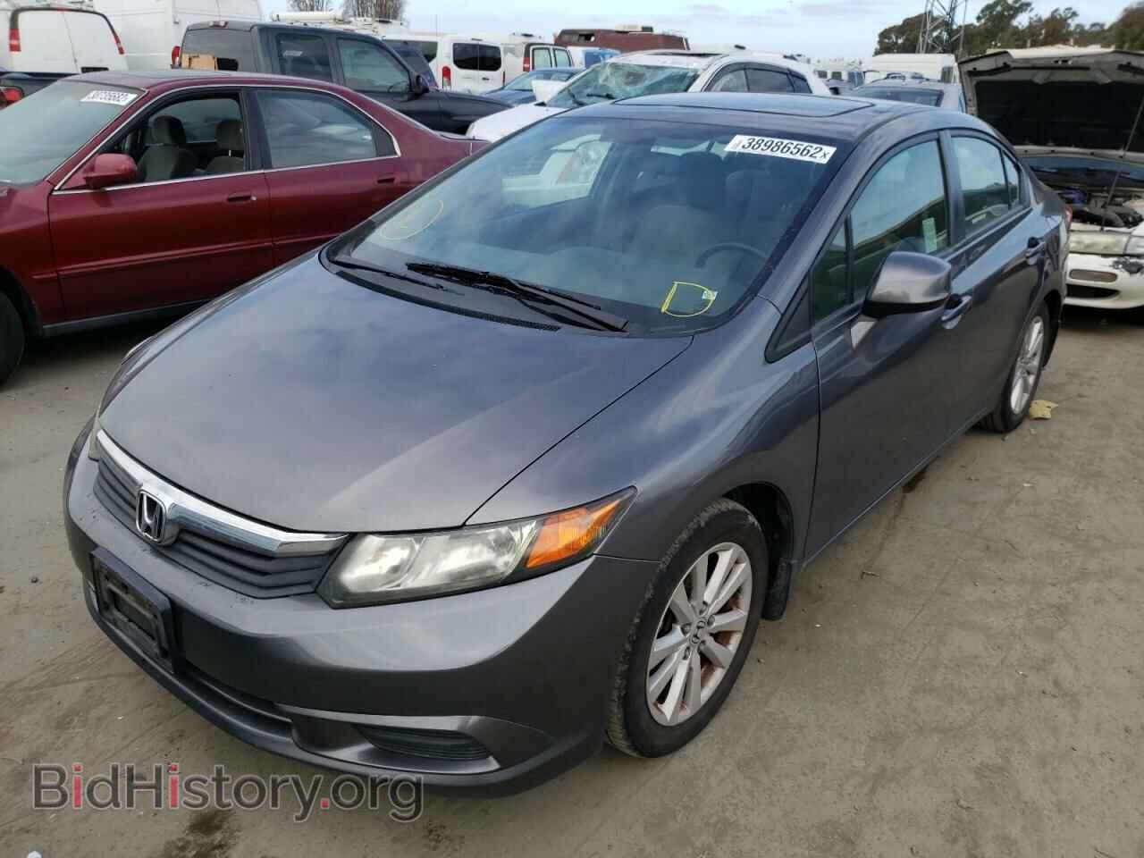 2012 HONDA CIVIC - VIN: 19XFB2F81CE090543 - Фото 2