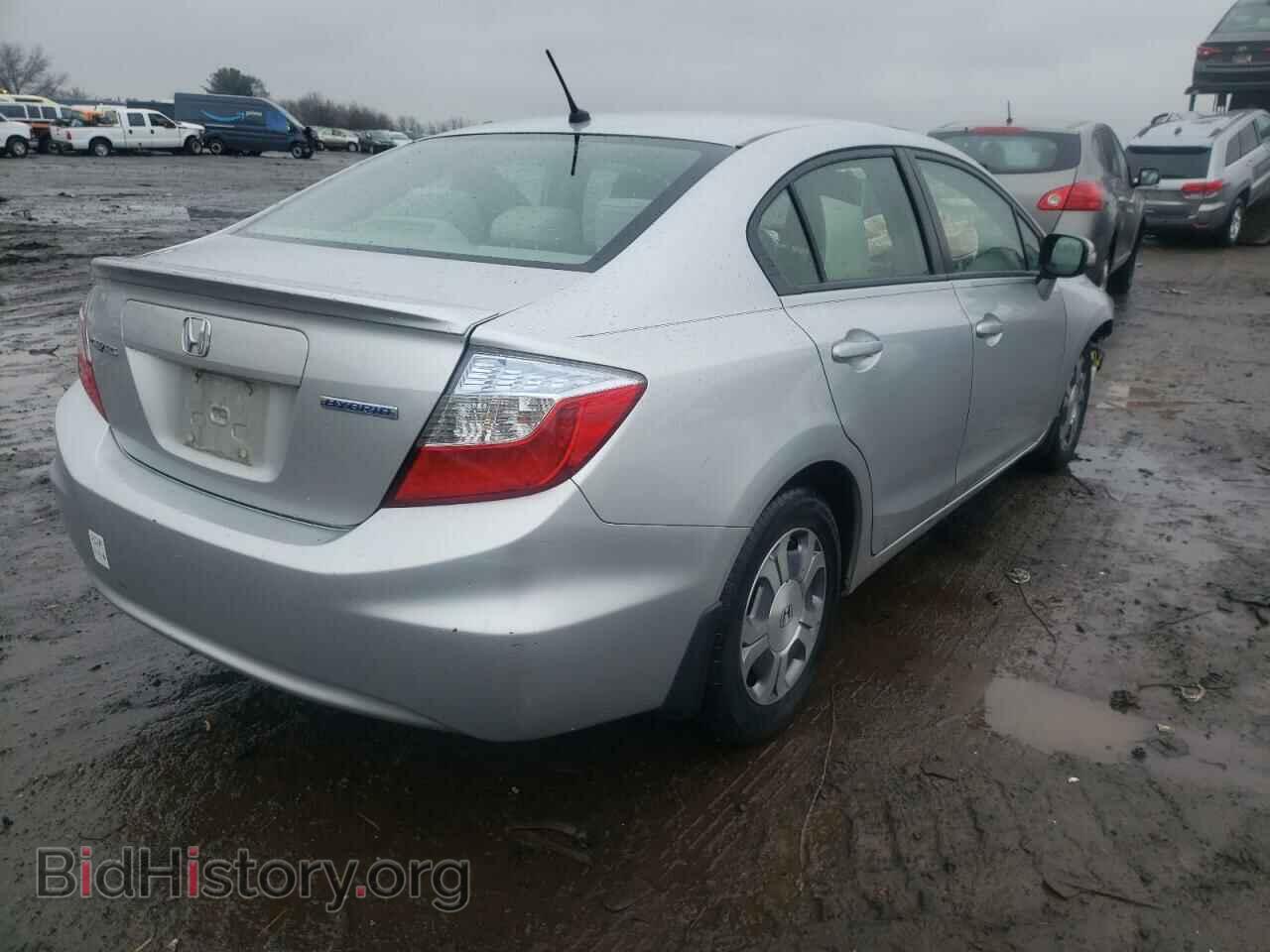 2012 HONDA CIVIC - VIN: JHMFB4F28CS008889 - Фото 4