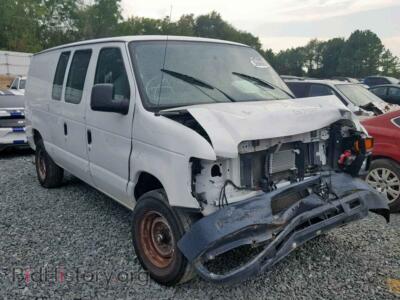 2014 Ford ECONOLINE, white — VIN 1FTNE2EW6EDA38719, Copart