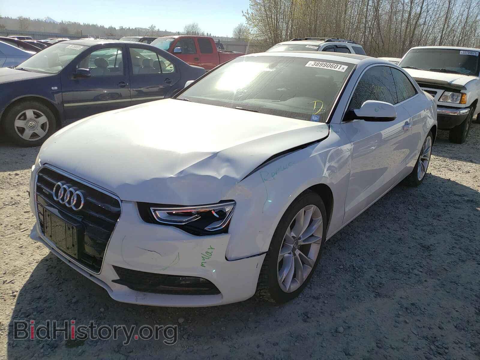 2013 AUDI A5 - VIN: WAUCFAFR9DA056409 - Фото 2