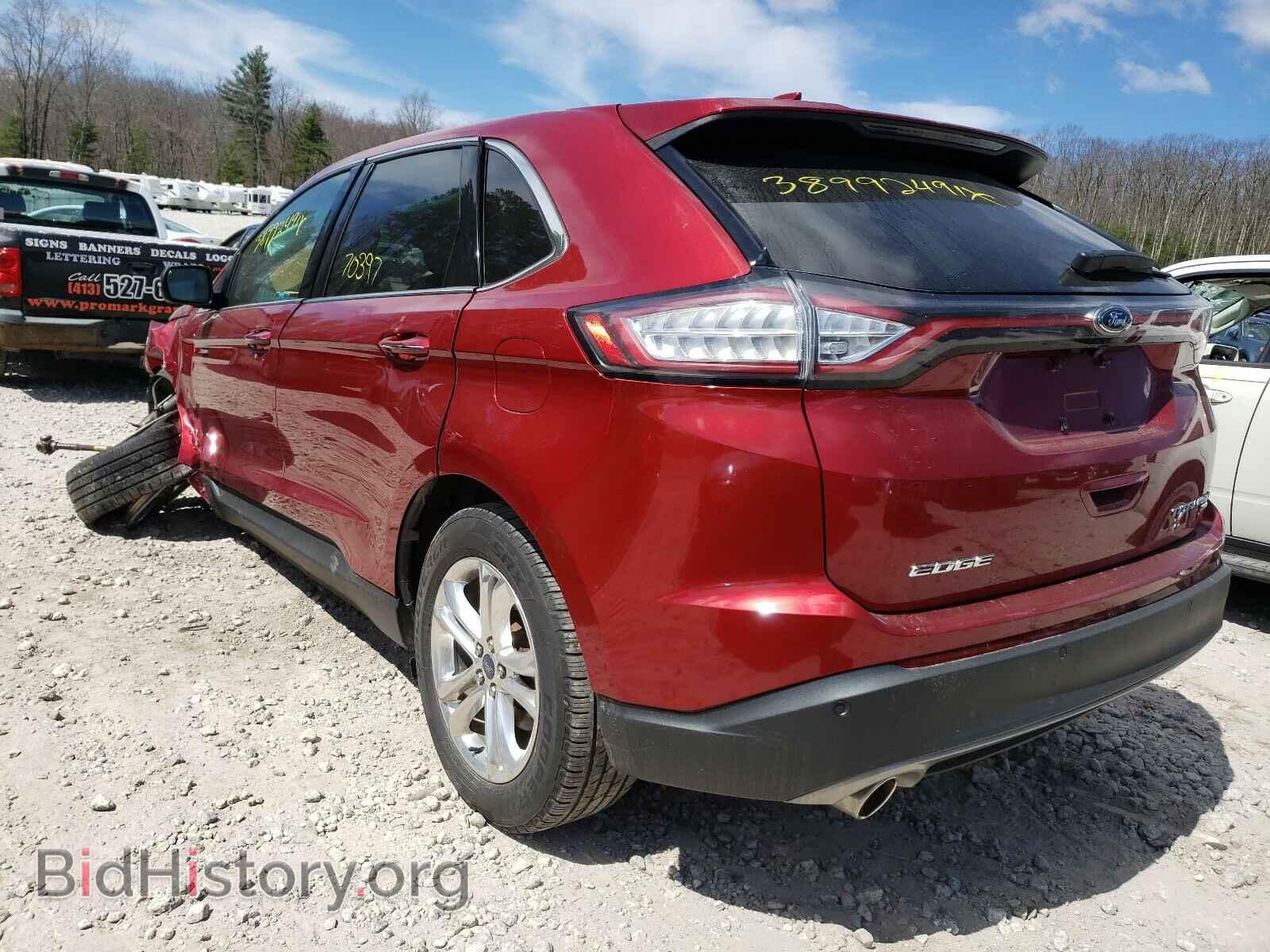 2015 FORD EDGE - VIN: 2FMTK4K85FBC04801 - Фото 3