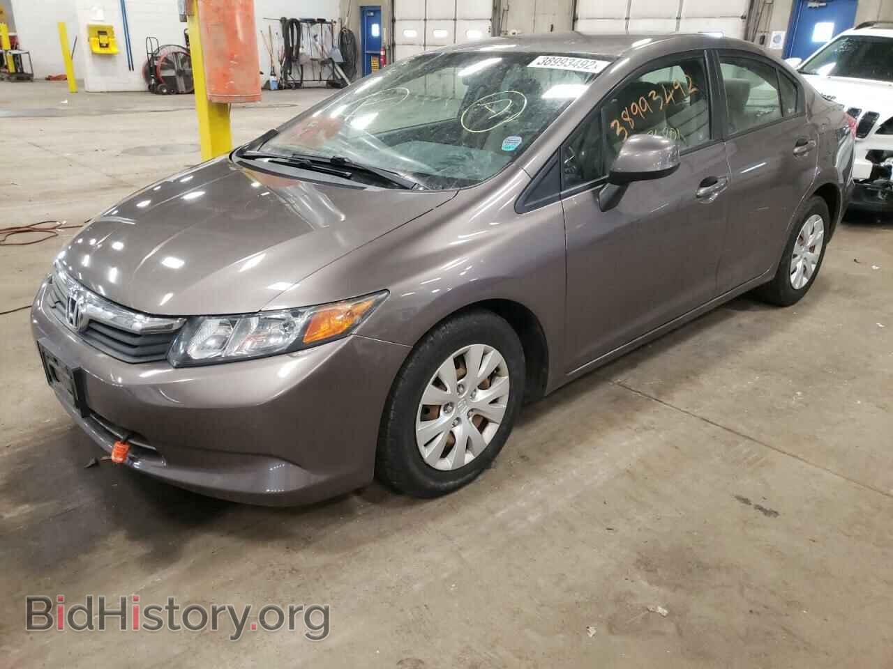 2012 HONDA CIVIC - VIN: 19XFB2F52CE016991 - Фото 2