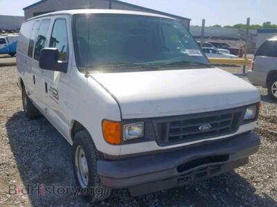 2006 Ford ECONOLINE, white — VIN 1FTRE14W36DA28972, Copart