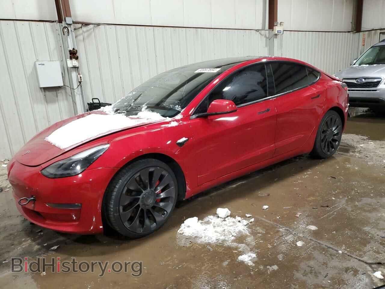 Photo 5YJ3E1EC4NF177649 - TESLA MODEL 3 2022