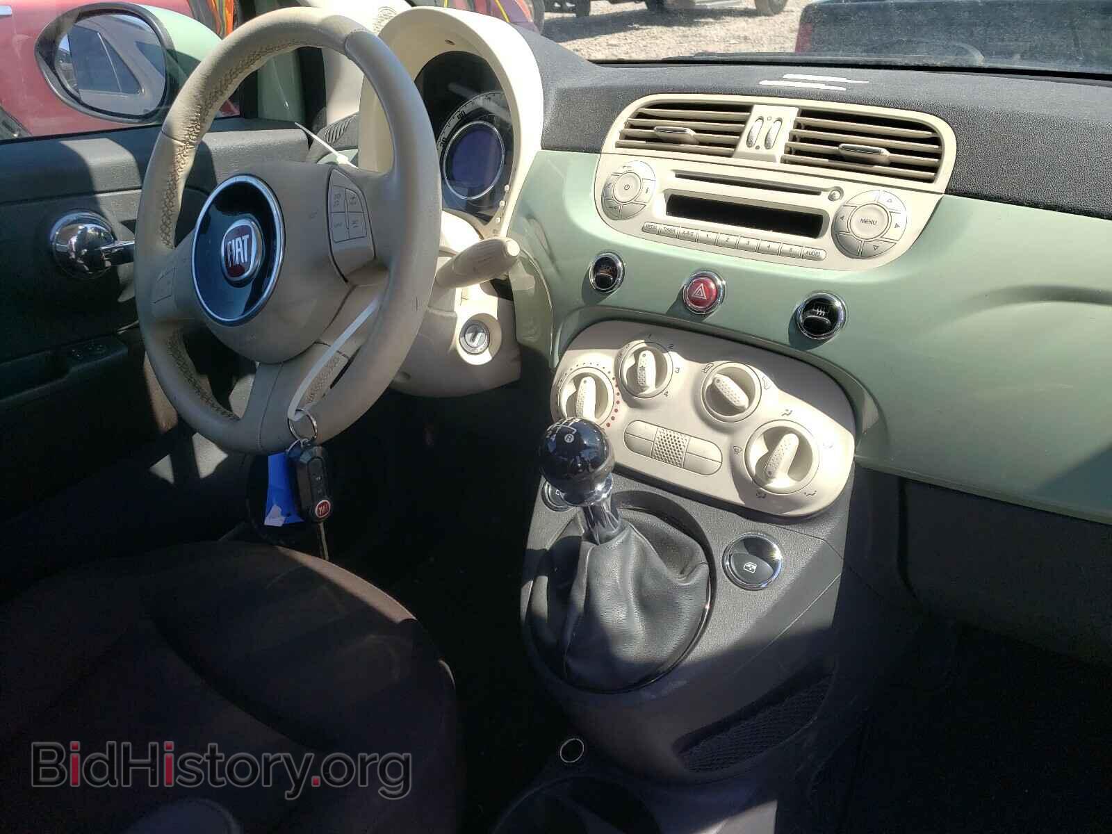 2013 FIAT 500 - VIN: 3C3CFFAR2DT512447 - Фото 9