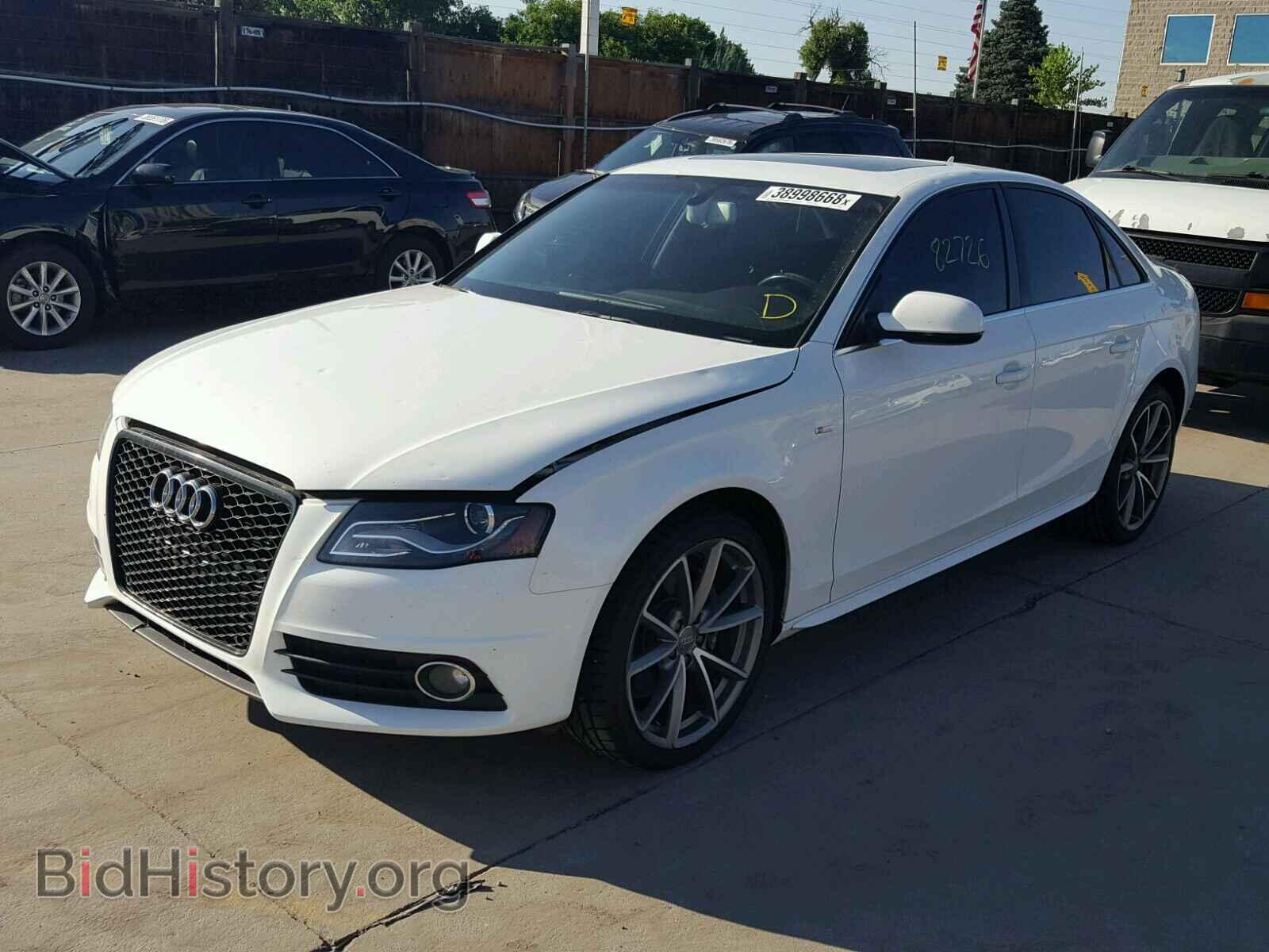 2012 AUDI A4 - VIN: WAUFFAFL7CN016135 - Фото 2