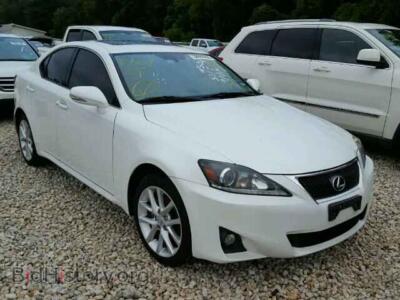 2011 Lexus IS 250, белый — VIN JTHCF5C26B2035489, Copart