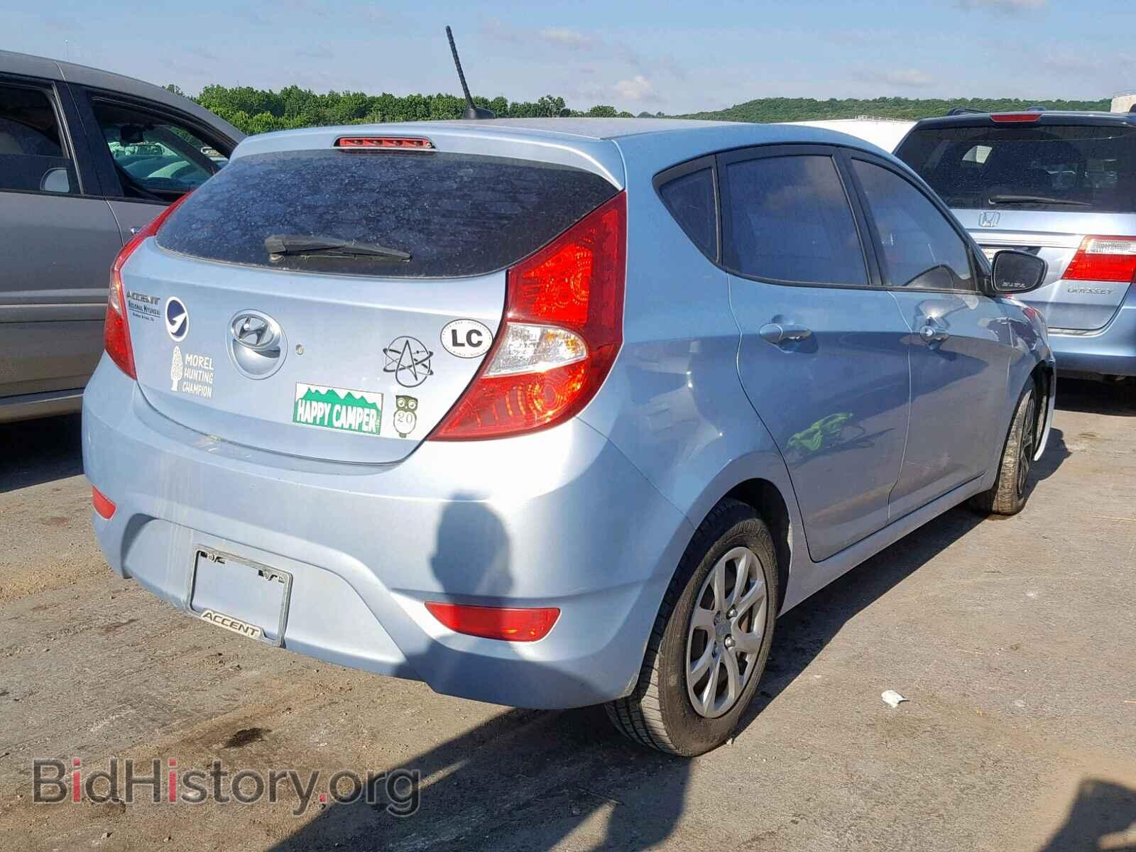 2012 HYUNDAI ACCENT - VIN: KMHCT5AE6CU048347 - Фото 4