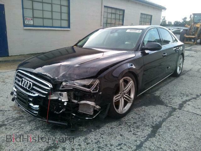 2014 AUDI A8 - VIN: WAUAGAFD4EN011672 - Фото 2