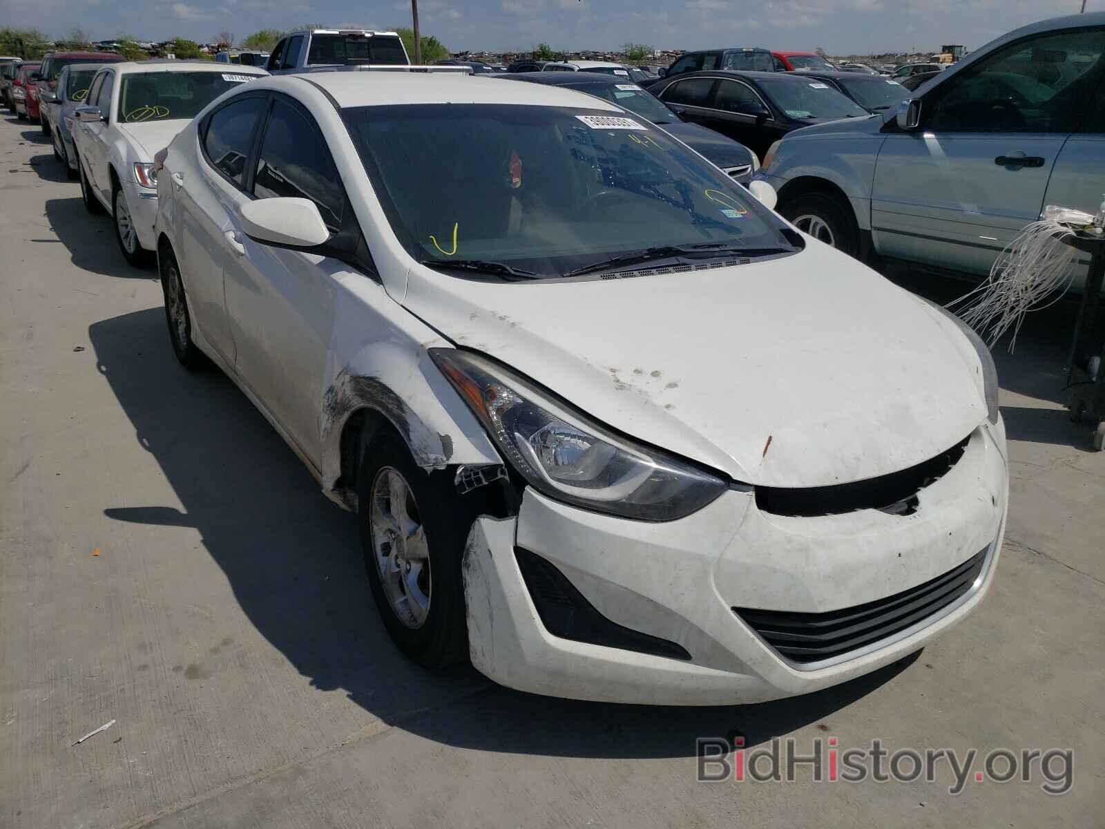 Photo 5NPDH4AE1EH467160 - HYUNDAI ELANTRA 2014