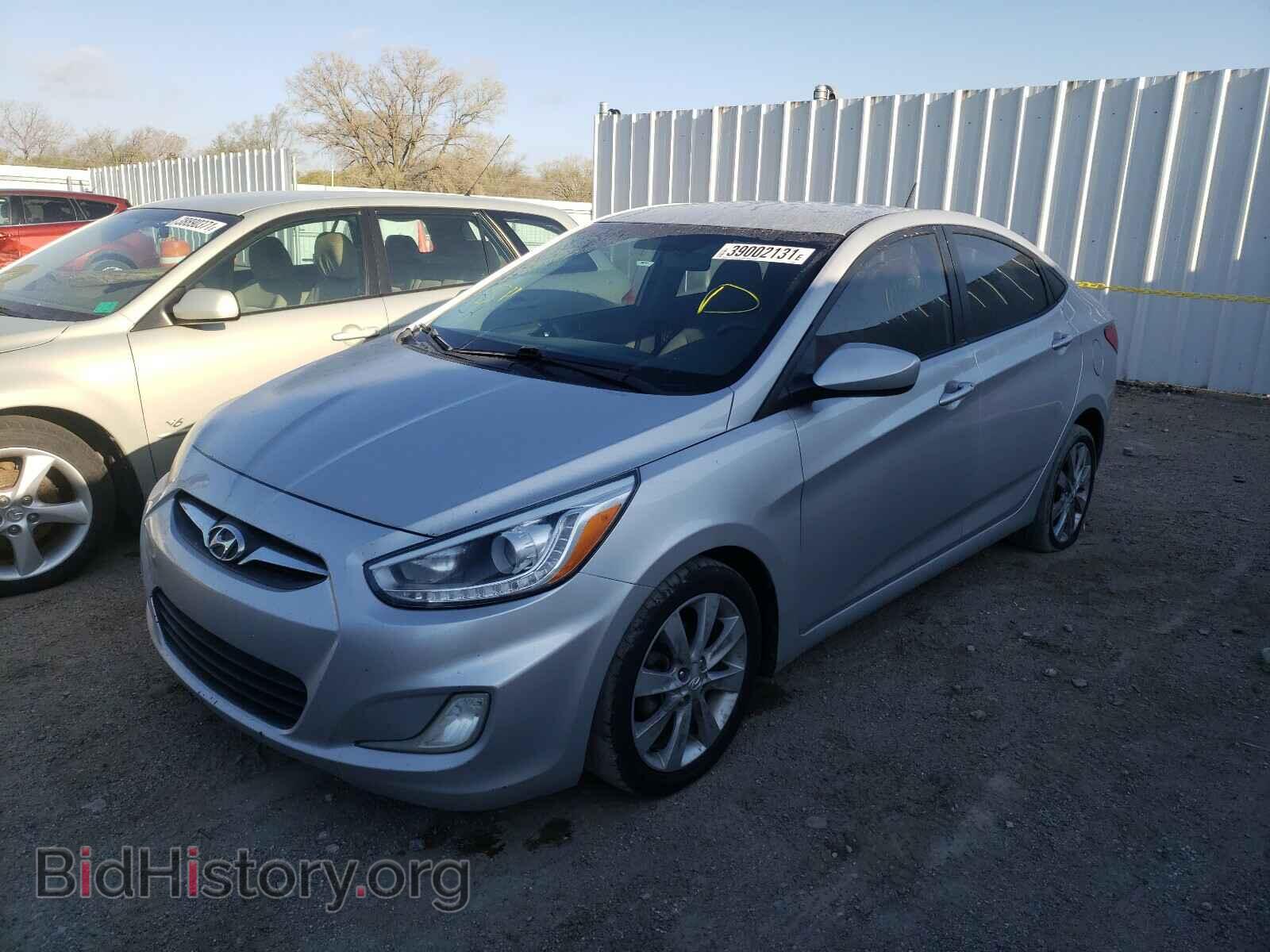 2014 HYUNDAI ACCENT - VIN: KMHCU4AE1EU666587 - Фото 2