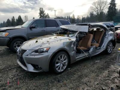 2014 Lexus IS IS 250, silver — VIN JTHBF1D22E5002933, Copart