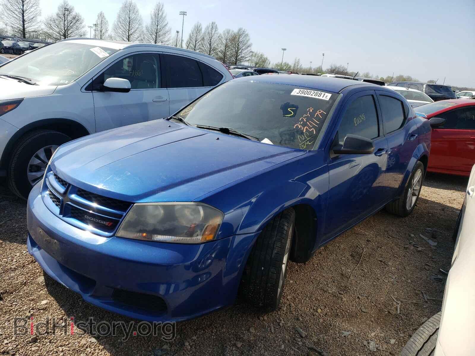 2013 DODGE AVENGER - VIN: 1C3CDZAG3DN768683 - Фото 2