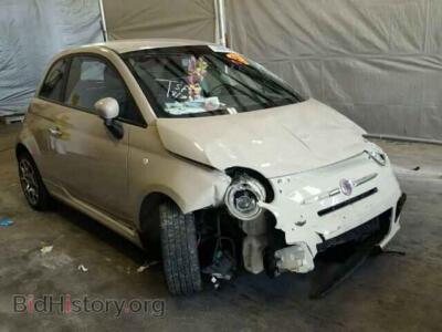 2012 Fiat 500 500 Sport, светло-коричневый — VIN 3C3CFFBR6CT113232, Copart