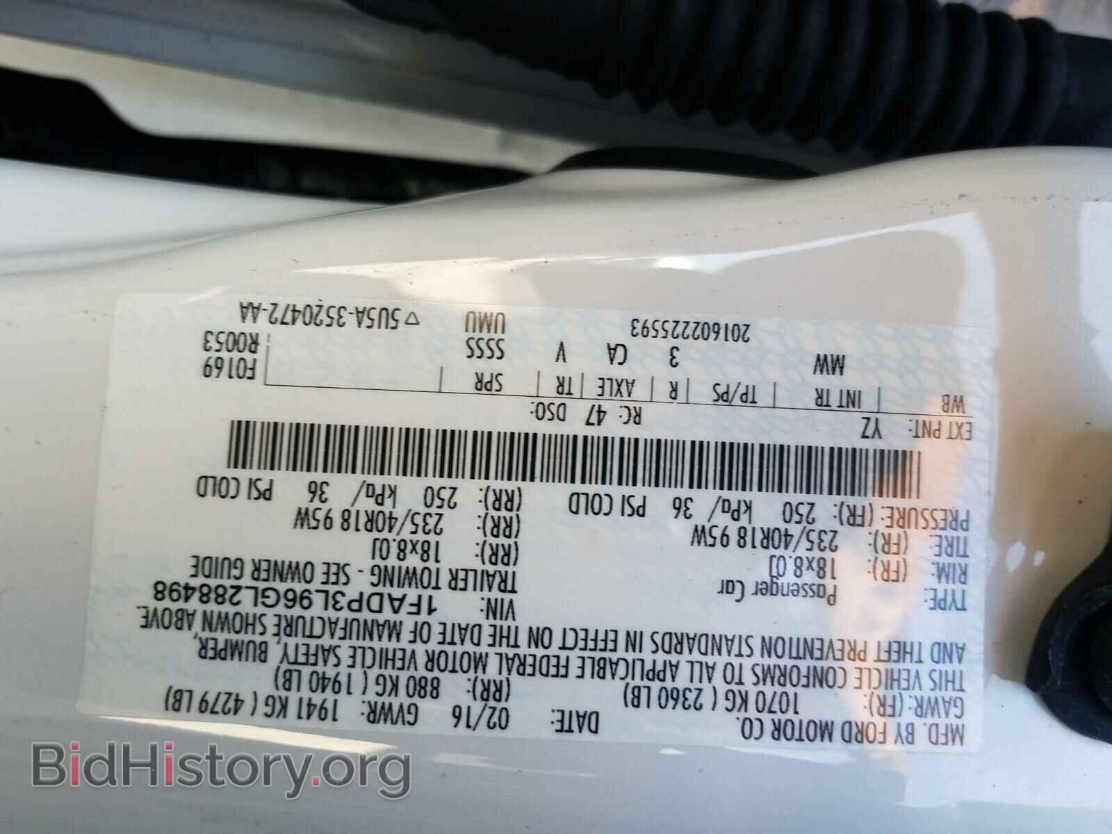 2016 FORD FOCUS - VIN: 1FADP3L96GL288498 - Photo 10