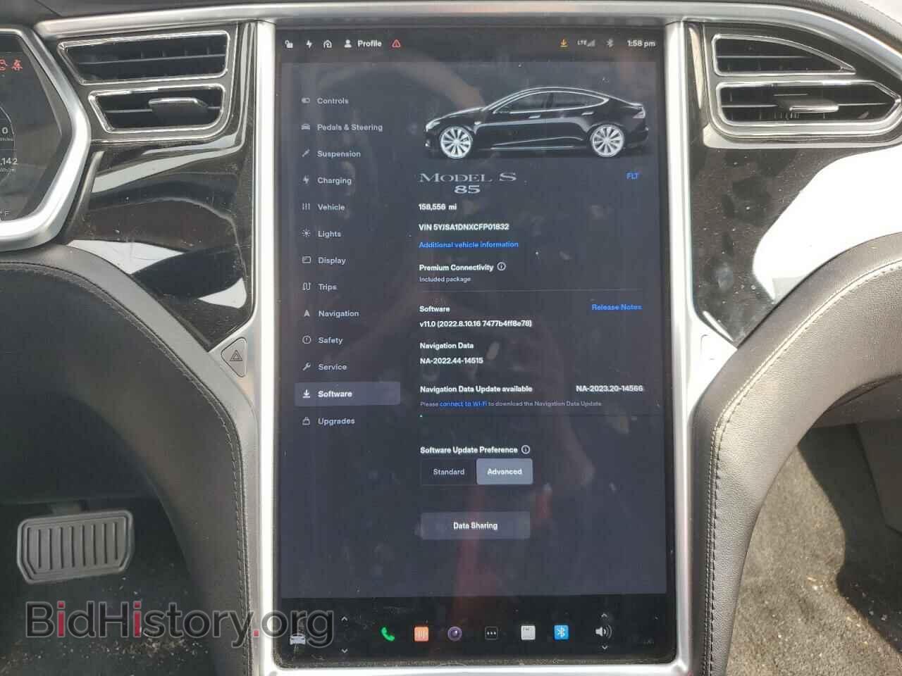 2012 TESLA MODEL S - VIN: 5YJSA1DNXCFP01832 - Photo 9