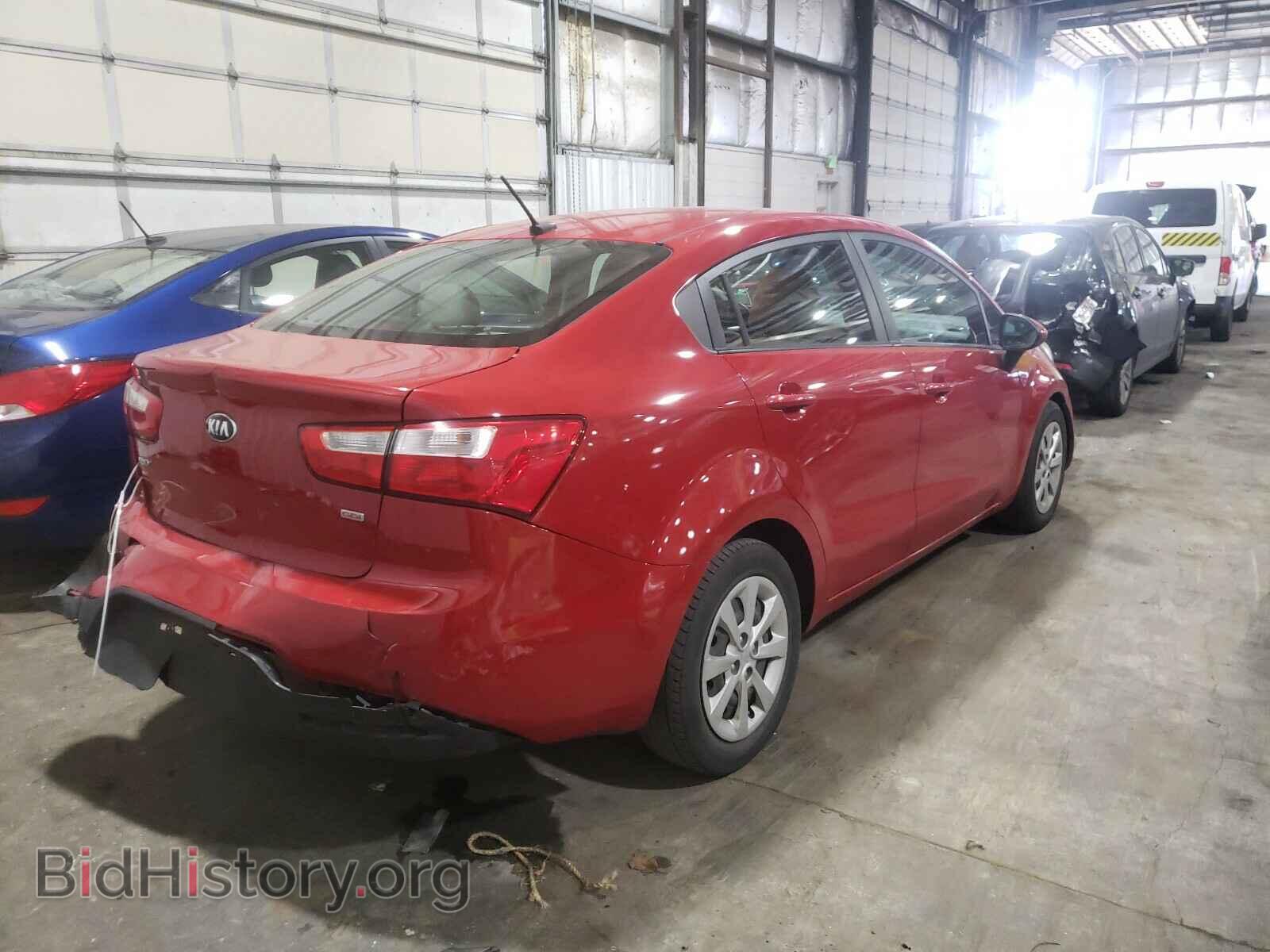 2014 KIA RIO - VIN: KNADM4A37E6372636 - Фото 4