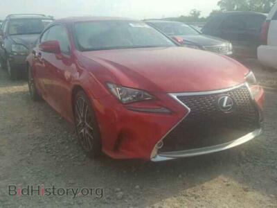2015 Lexus RC, красный — VIN JTHHE5BC0F5011194, Copart