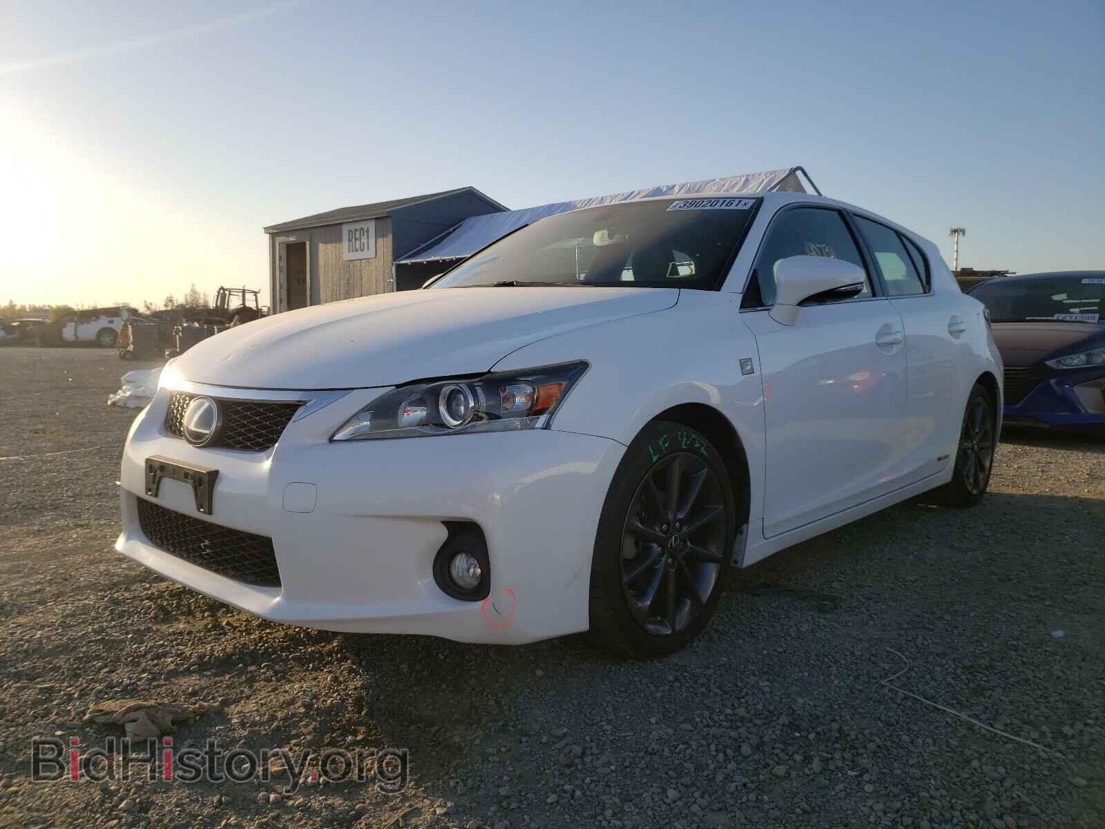 2013 LEXUS CT 200 - VIN: JTHKD5BH3D2148956 - Фото 2