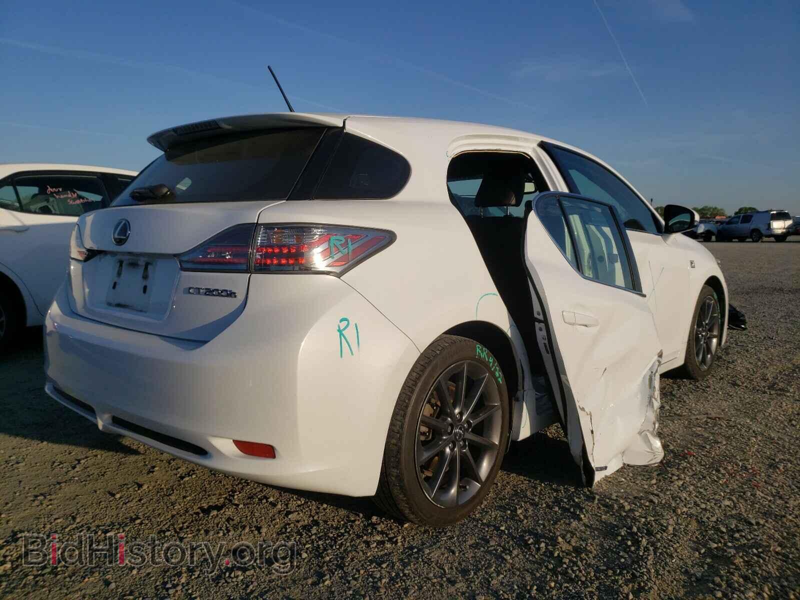 2013 LEXUS CT 200 - VIN: JTHKD5BH3D2148956 - Фото 4
