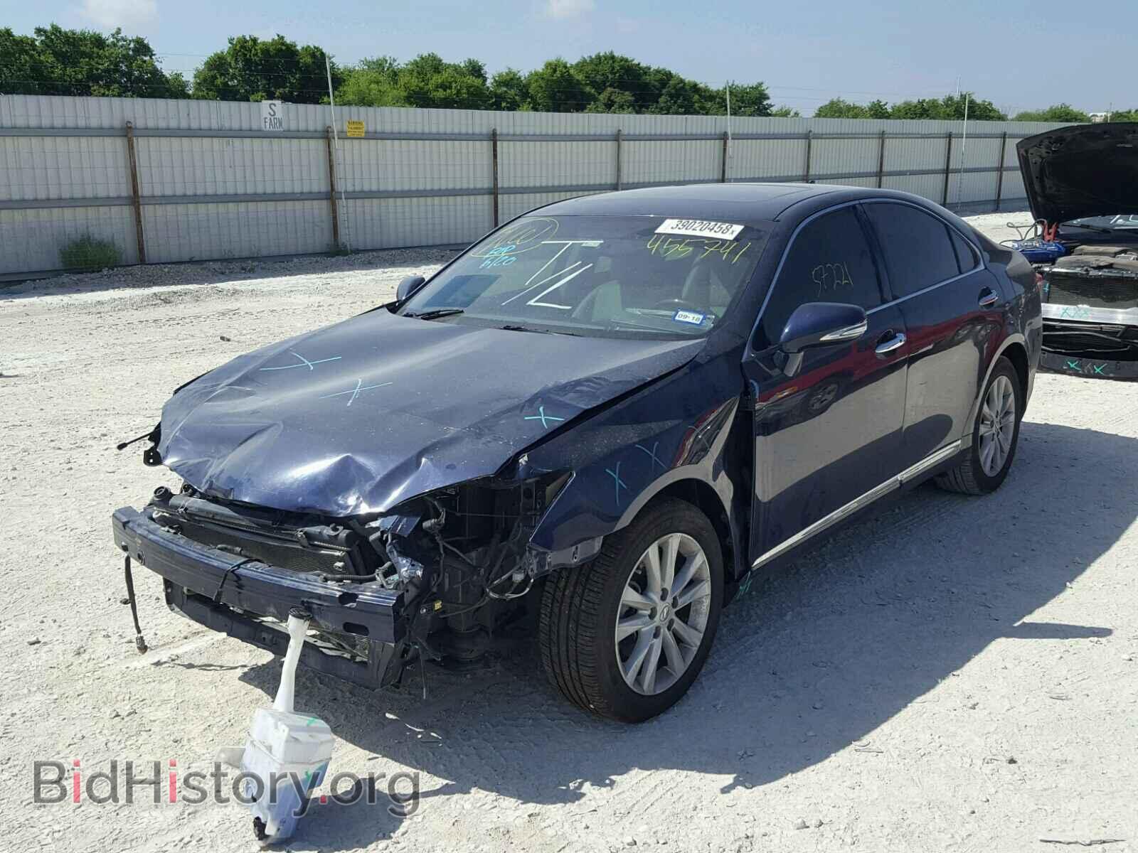 2011 LEXUS ES350 - VIN: JTHBK1EG7B2455741 - Фото 2