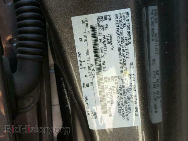 2014 FORD FOCUS - VIN: 1FADP3E21EL222485 - Фото 10