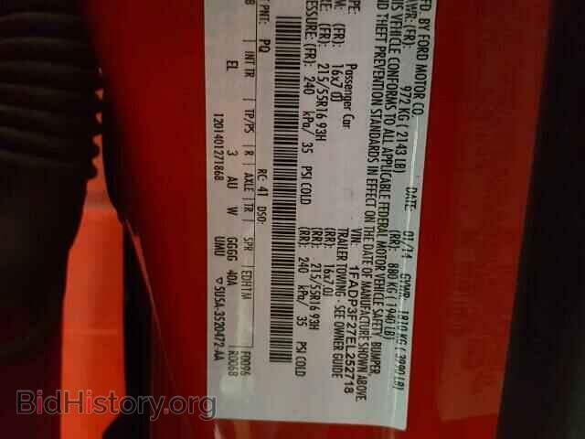 2014 FORD FOCUS - VIN: 1FADP3F27EL252718 - Фото 10
