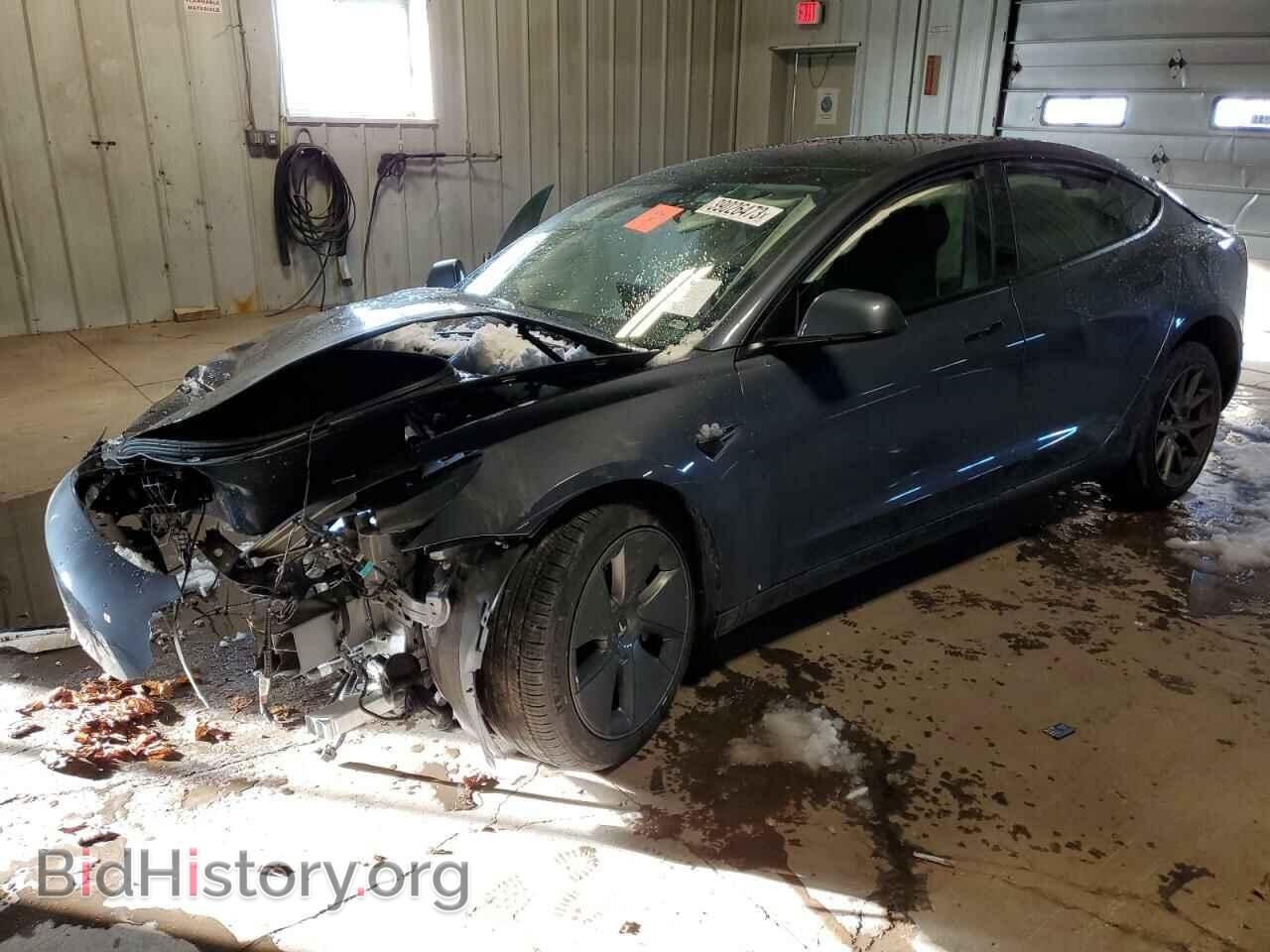 Photo 5YJ3E1EA3MF098857 - TESLA MODEL 3 2021