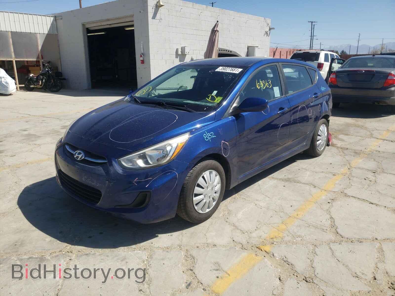 2017 HYUNDAI ACCENT - VIN: KMHCT5AE3HU346068 - Фото 2