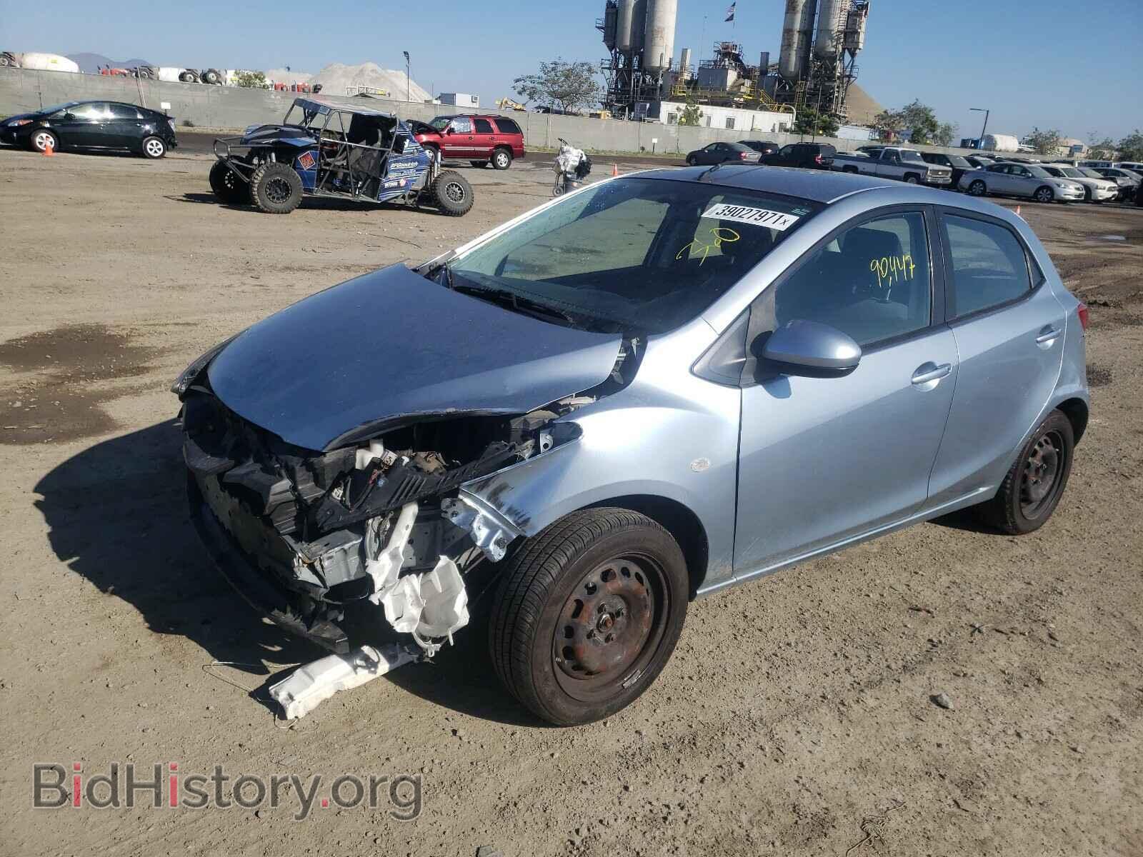 2013 MAZDA 2 - VIN: JM1DE1KZ7D0166638 - Photo 2