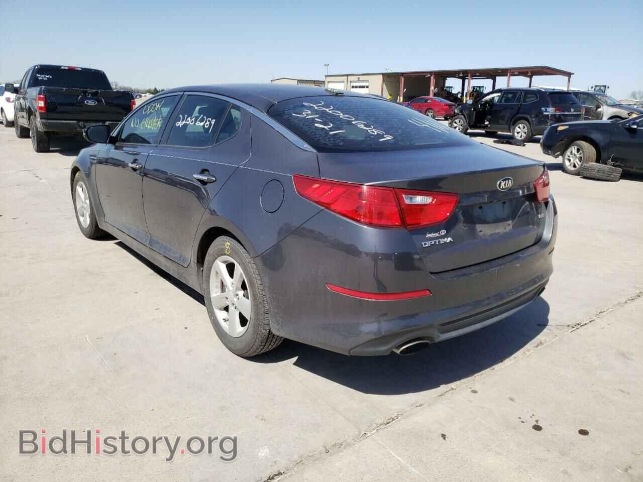2015 KIA OPTIMA - VIN: KNAGM4A76F5633147 - Фото 3