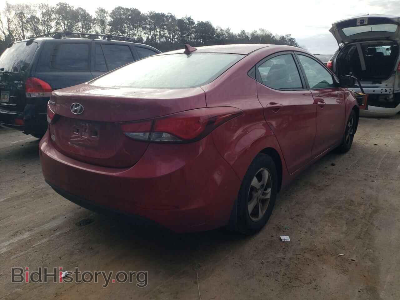 2014 HYUNDAI ELANTRA - VIN: KMHDH4AE2EU195915 - Фото 4