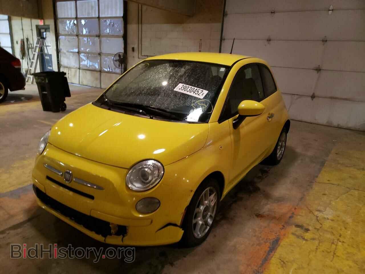 2013 FIAT 500 - VIN: 3C3CFFAR2DT570560 - Фото 2
