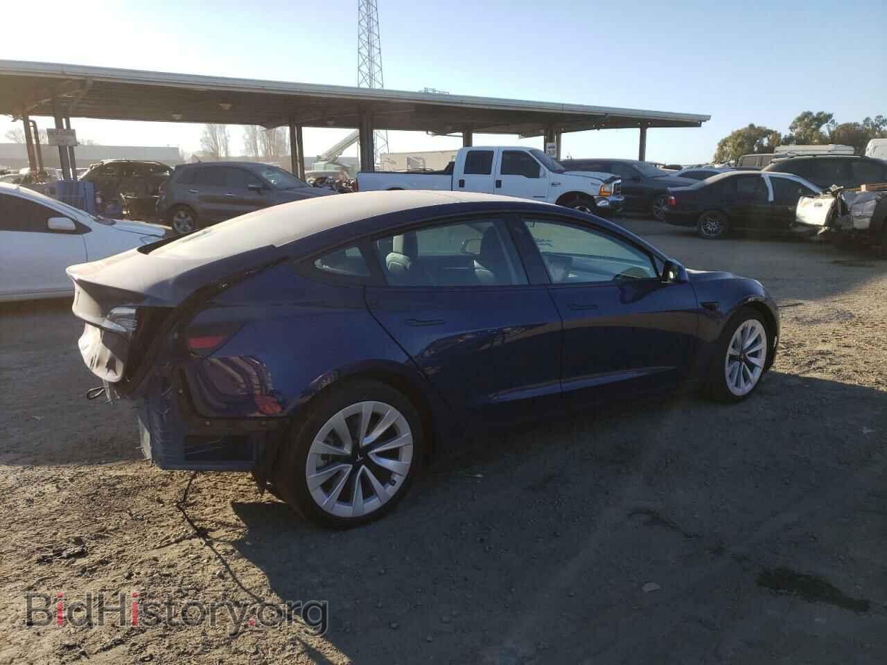 2022 TESLA MODEL 3 - VIN: 5YJ3E1EA4NF143466 - Фото 3