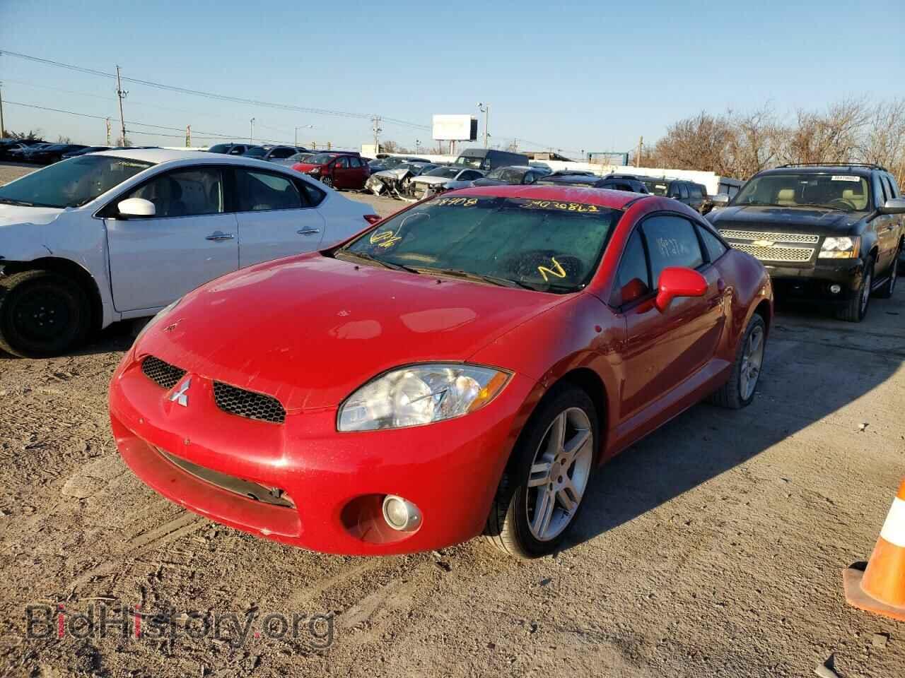 2007 MITSUBISHI ECLIPSE - VIN: 4A3AK34T17E018408 - Фото 2