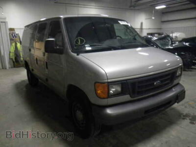 2006 Ford ECONOLINE, gray — VIN 1FTRE14W26DA54933, Copart